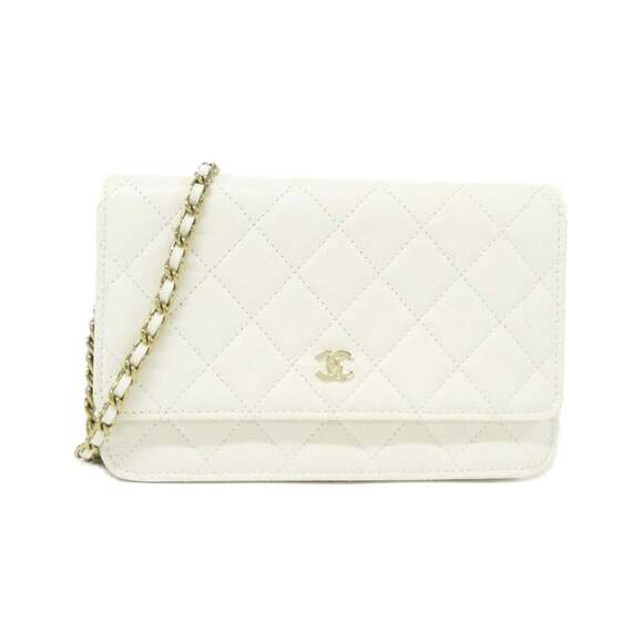 CHANEL White Wallet